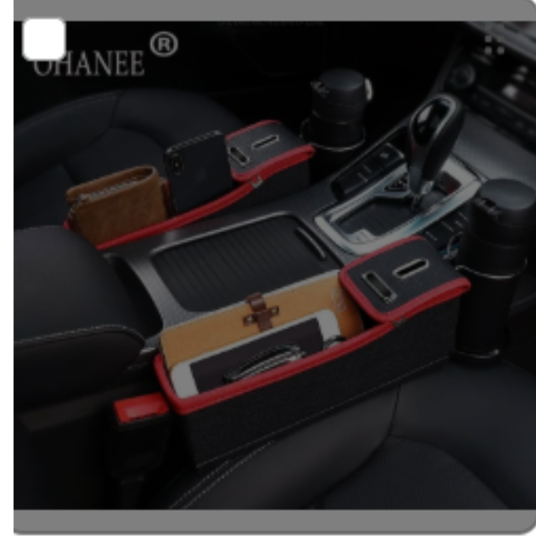 Car Seat Gap Organizer – Crevice Storage Box (Driver + Passenger Side)