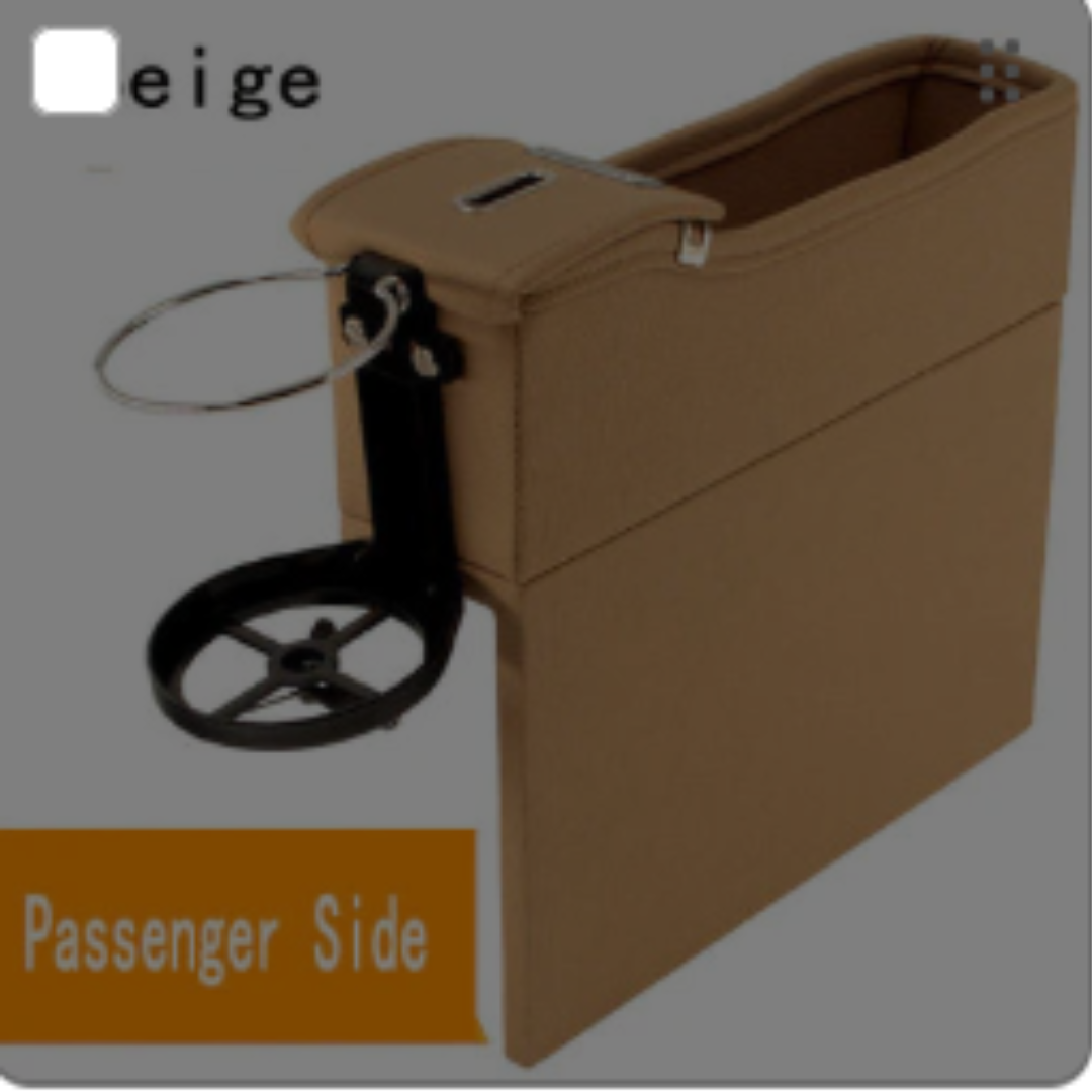 Car Seat Gap Organizer – Crevice Storage Box (Driver + Passenger Side)