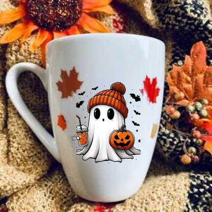 15oz White Halloween  Mug