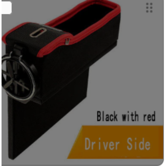 Car Seat Gap Organizer – Crevice Storage Box (Driver + Passenger Side)