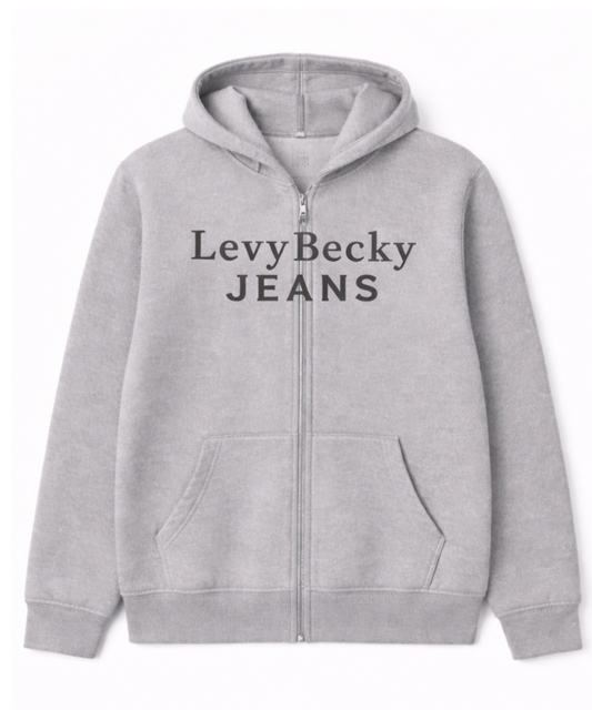 LevyBecky JEANS Zip-Up Hoodie