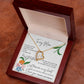 To My Beautiful Mom Necklace  With Blessing Card      Mom Party Gift