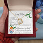To My Beautiful Mom Necklace  With Blessing Card      Mom Party Gift