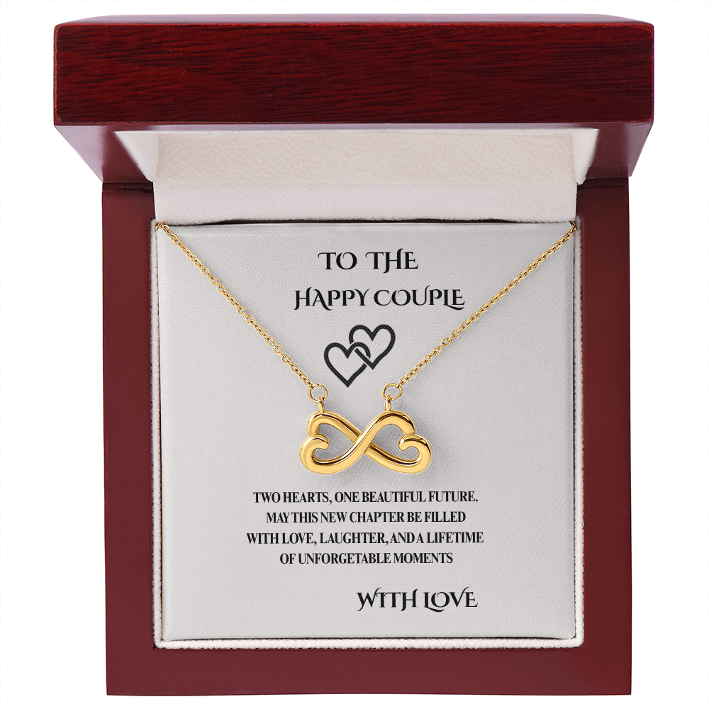 Engagement Gift for Couple – Endless Love Necklace with Message Card