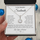 Love knot Necklace To My Beautiful Wife, Gift For Mom Mom's Birthday