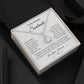 Love knot Necklace To My Beautiful Wife, Gift For Mom Mom's Birthday