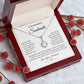 Love knot Necklace To My Beautiful Wife, Gift For Mom Mom's Birthday