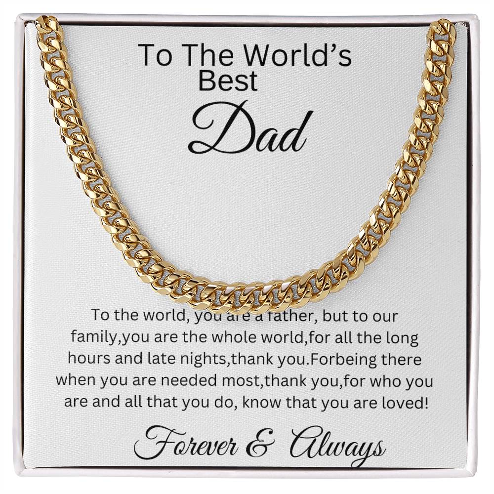 World's Best Dad, Gift For Father, Gift For anniversary