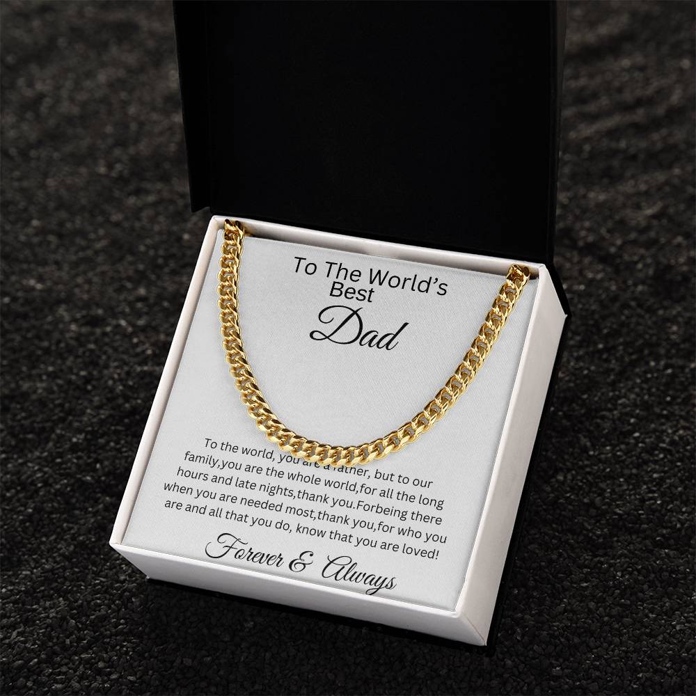 World's Best Dad, Gift For Father, Gift For anniversary