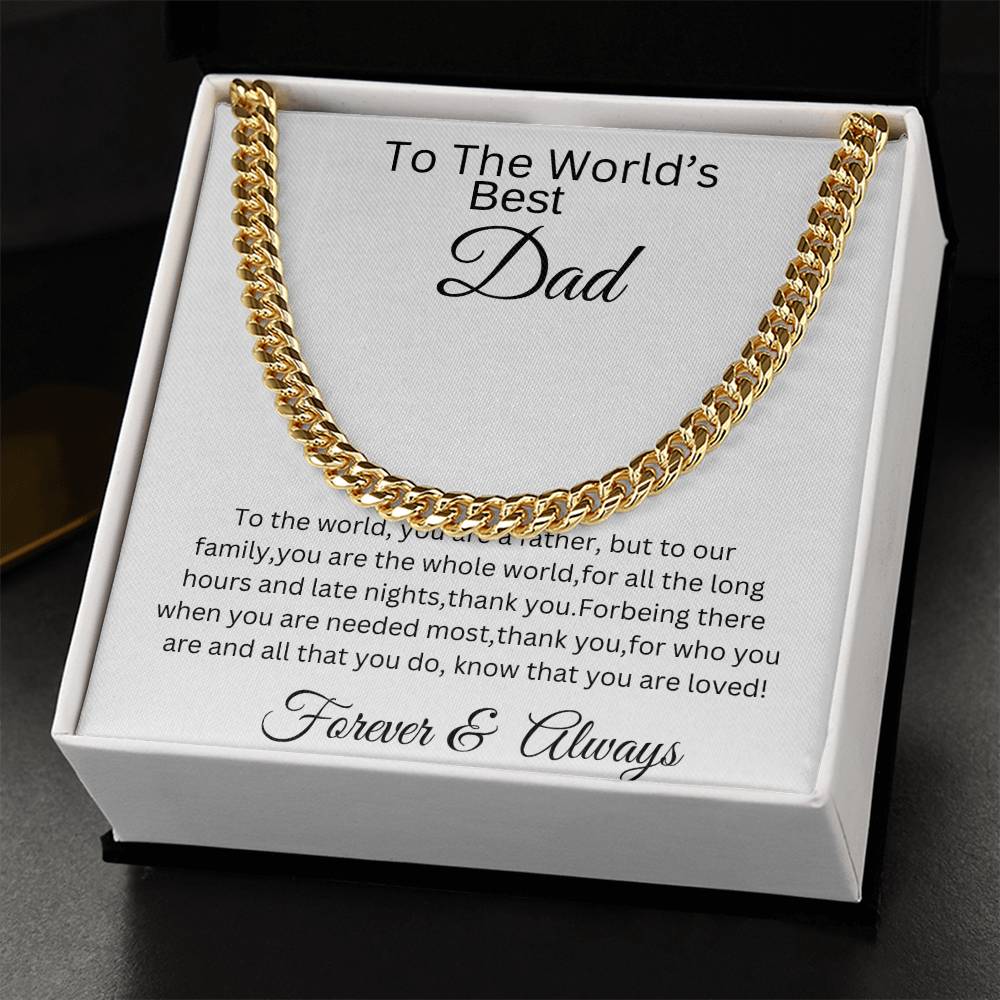 World's Best Dad, Gift For Father, Gift For anniversary