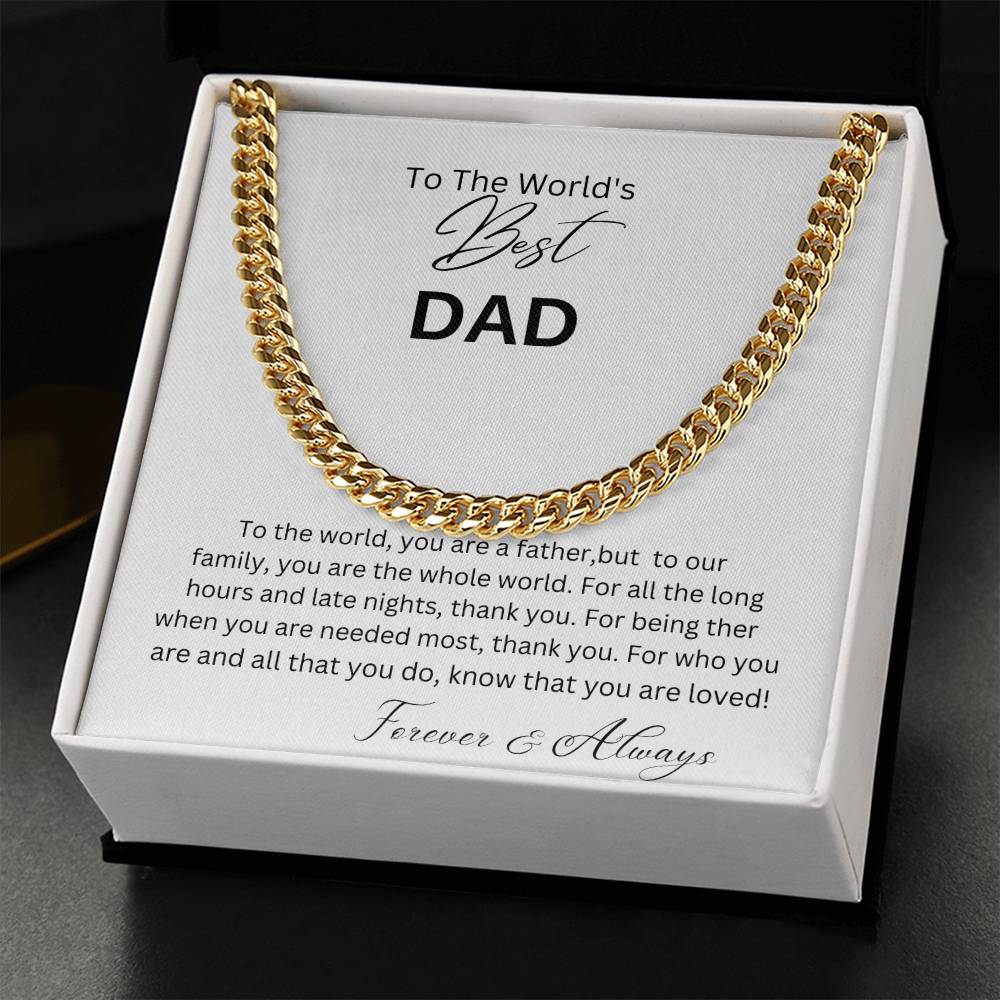 Cuban Link Chain (OREO + LUX BOX + LENGTH EXTENSION)