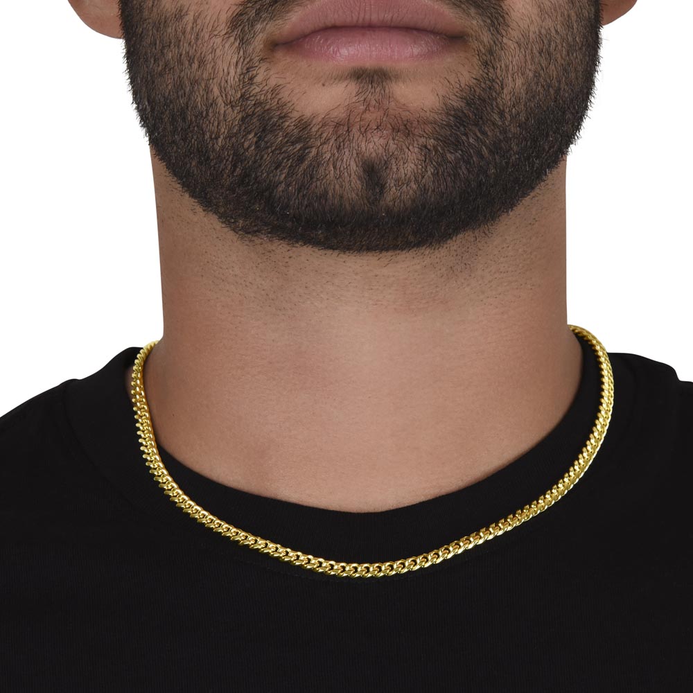 To The World's Best Dad Cuban Link Necklace – Father's Day Gift