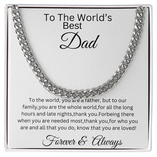 World's Best Dad, Gift For Father, Gift For anniversary