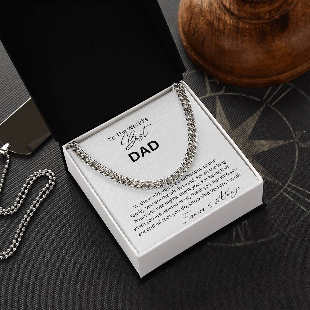 Cuban Link Chain (OREO + LUX BOX + LENGTH EXTENSION)