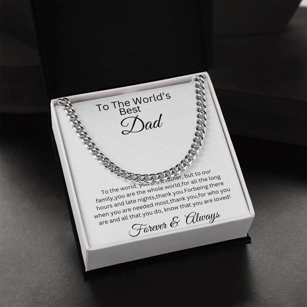 World's Best Dad, Gift For Father, Gift For anniversary