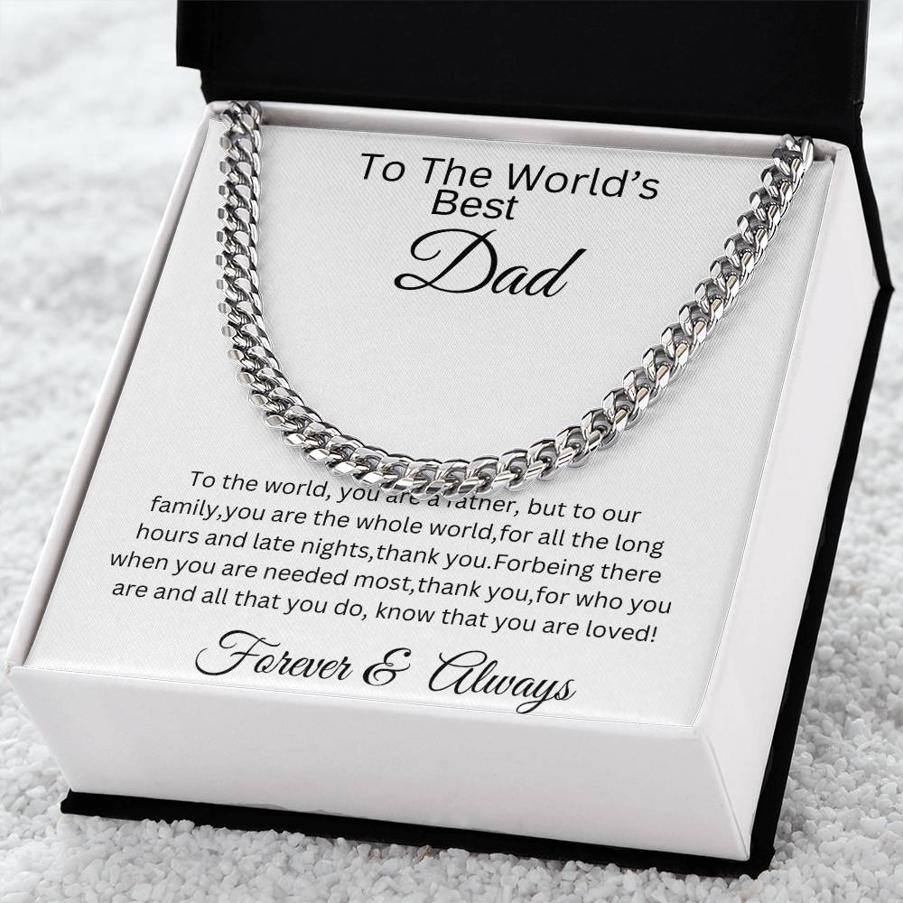 World's Best Dad, Gift For Father, Gift For anniversary
