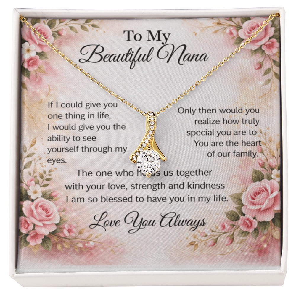 To My Beautiful Nana Necklace – Heartfelt Gift