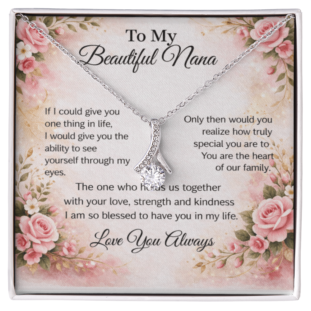 To My Beautiful Nana Necklace – Heartfelt Gift
