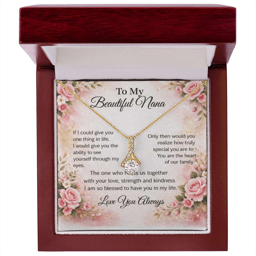 To My Beautiful Nana Necklace – Heartfelt Gift