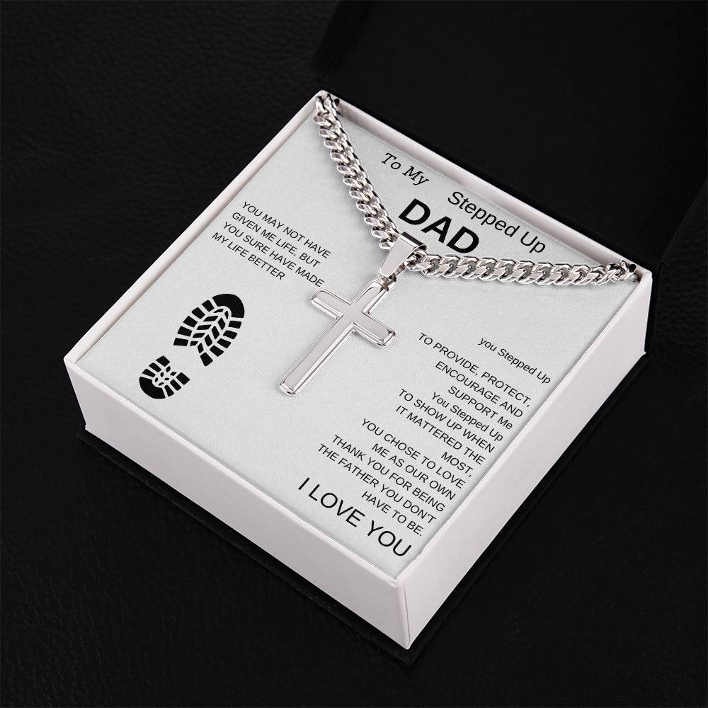 Cross Necklace For My Dad, Grand-Dad, Uncle Gift  For Birthday