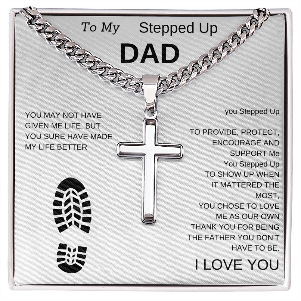 Cross Necklace For My Dad, Grand-Dad, Uncle Gift  For Birthday