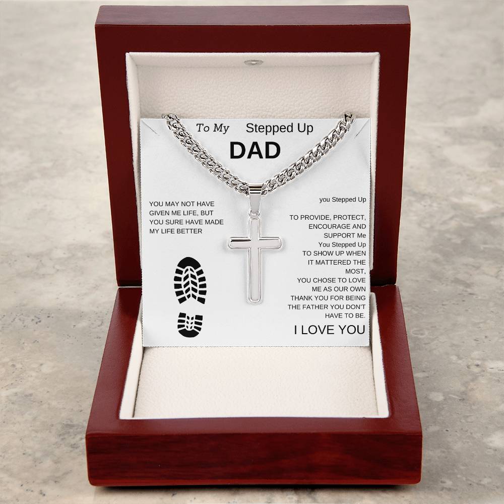 Cross Necklace For My Dad, Grand-Dad, Uncle Gift  For Birthday