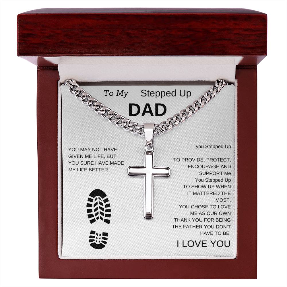 Cross Necklace For My Dad, Grand-Dad, Uncle Gift  For Birthday