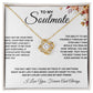 To My Soulmate Necklace, To  My Beautiful Soulmate Love Knot Necklace