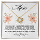 Love Knot Necklace For Mom,