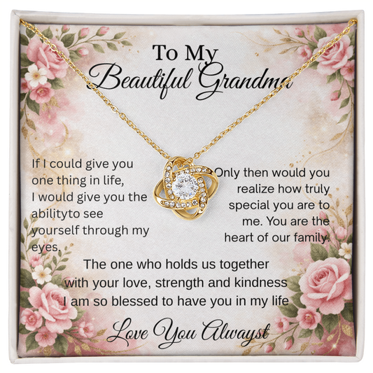 To My Beautiful Grandma Necklace 💖