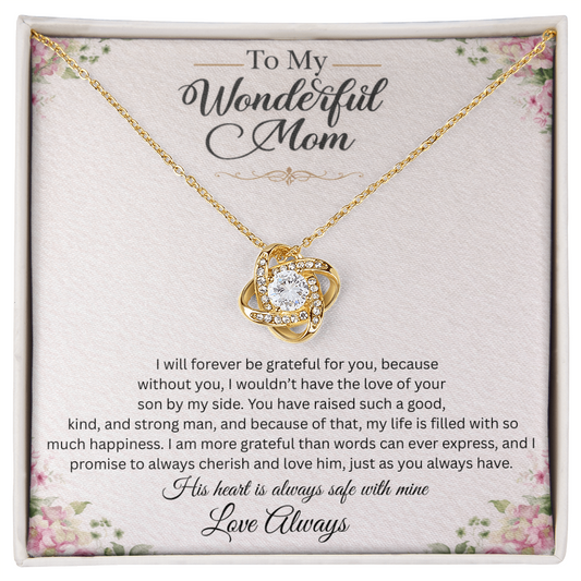 To My Mom – Magnetic Hearts Necklace Gift from Daughter | Mother's Day Gift