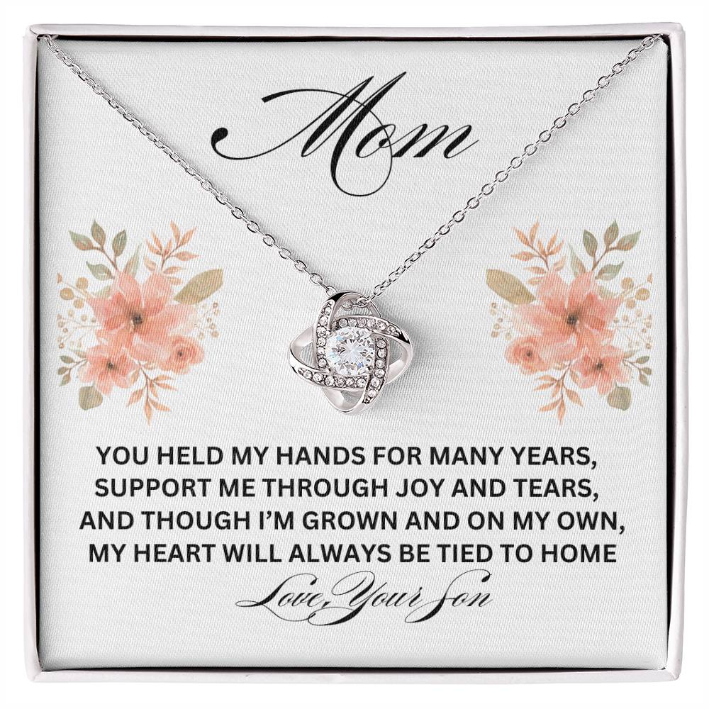 Love Knot Necklace For Mom,