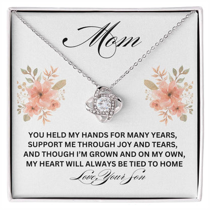 Love Knot Necklace For Mom,