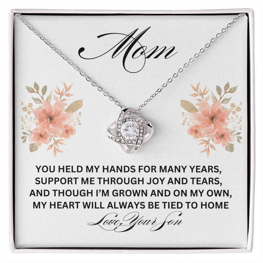 Love Knot Necklace For Mom,