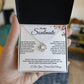 To My Soulmate Necklace, To  My Beautiful Soulmate Love Knot Necklace