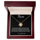 Love Knot Necklace For Mom, Gift For Mother
