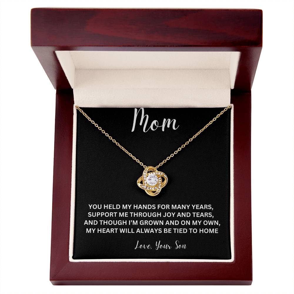 Love Knot Necklace For Mom, Gift For Mother