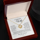 Love knot Necklace To My Beautiful Wife, Gift For Mom Mom's Birthday