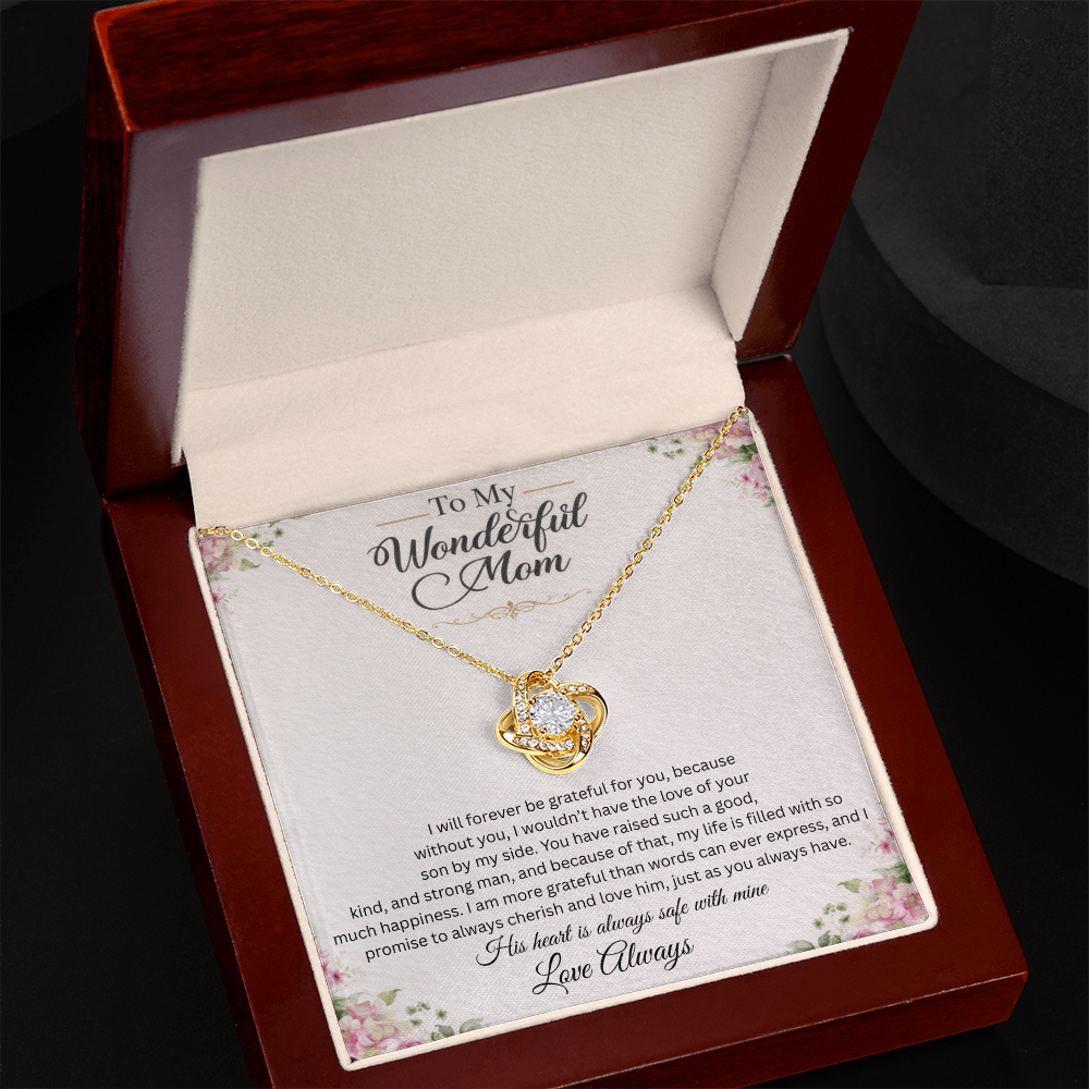 To My Mom – Magnetic Hearts Necklace Gift from Daughter | Mother's Day Gift