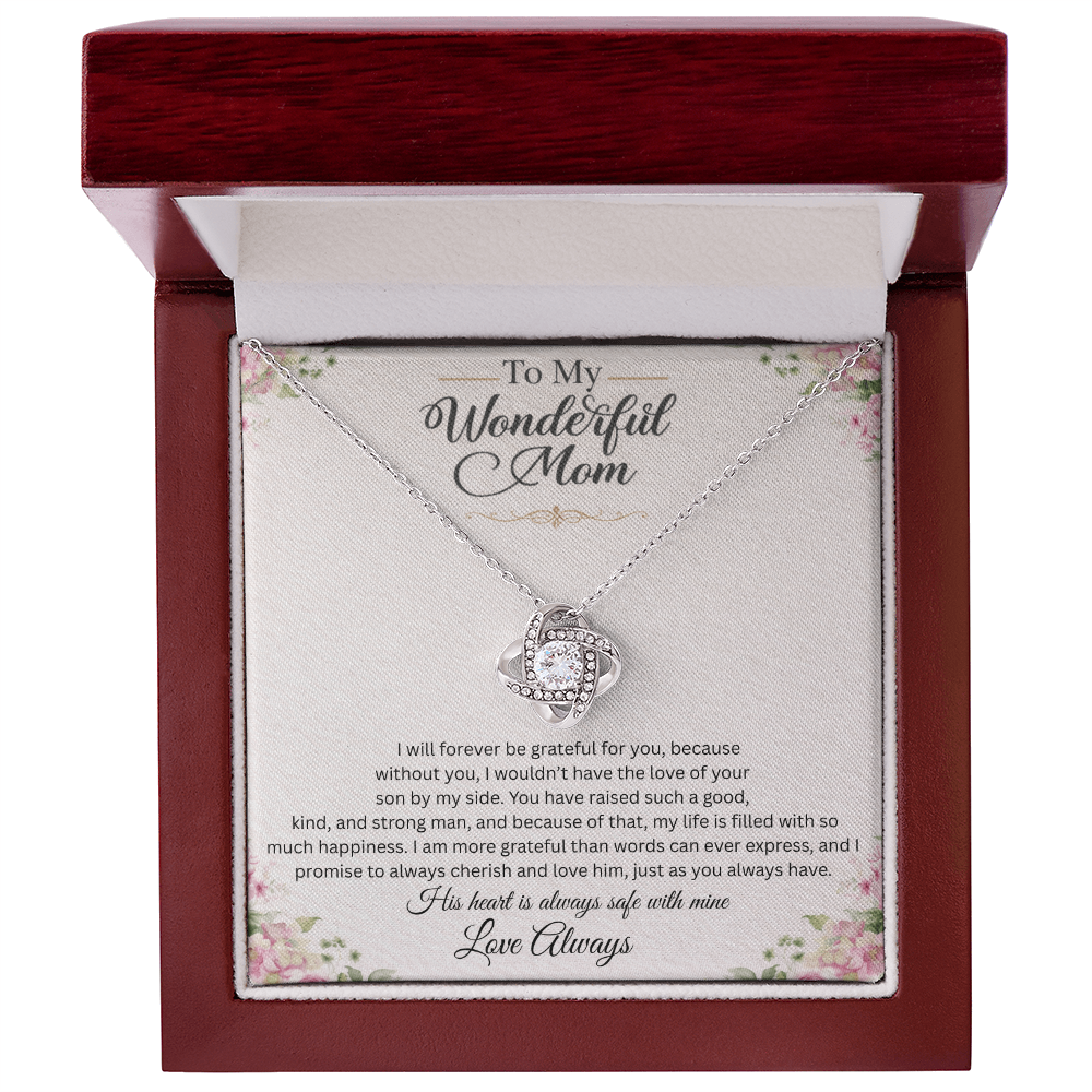 To My Mom – Magnetic Hearts Necklace Gift from Daughter | Mother's Day Gift