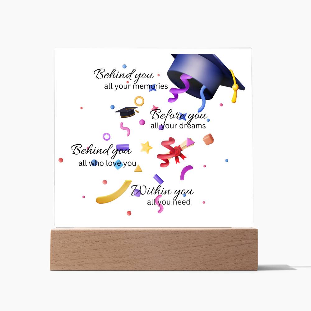 Acrylic Plaque For Graduation