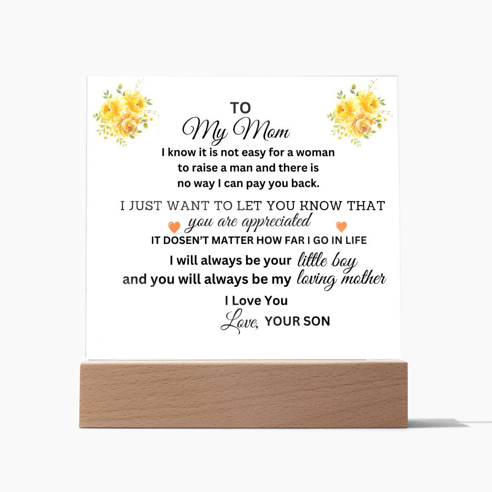 appreciation Gift For Mom, Mom Thank You Gift