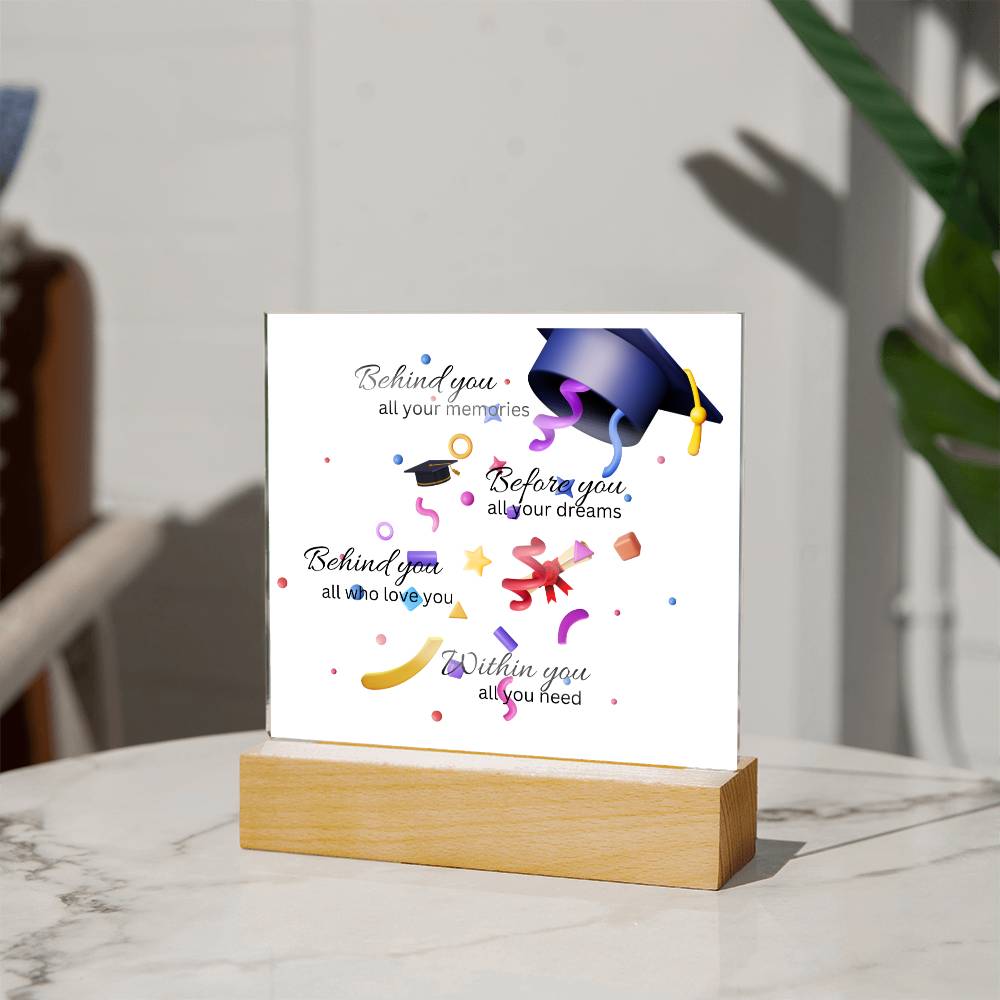 Acrylic Plaque For Graduation