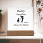 Acrylic Square Plaque  Gift For Dad