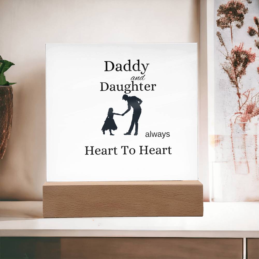 Acrylic Square Plaque  Gift For Dad