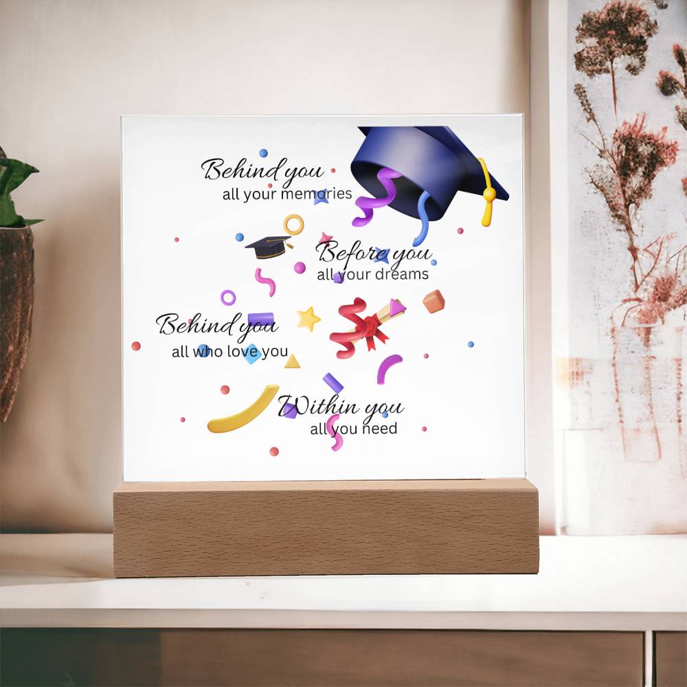 Acrylic Plaque For Graduation