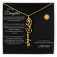 Flower Name Necklace