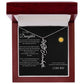 Flower Name Necklace