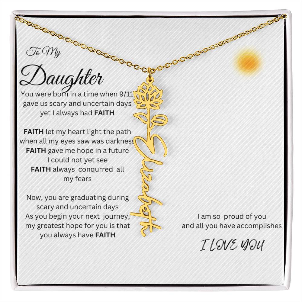 Flower name  Necklace