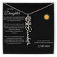 Flower Name Necklace
